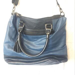 STEVE MADDEN Faux Leather Crossbody Tassel Bag